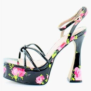 Lost in the 🔥 NIB Betsey Johnson Tiky Platform High Heeled Sandals